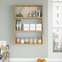 Hanah Home Pr1-A Estantería de Pared Pino Atlántico